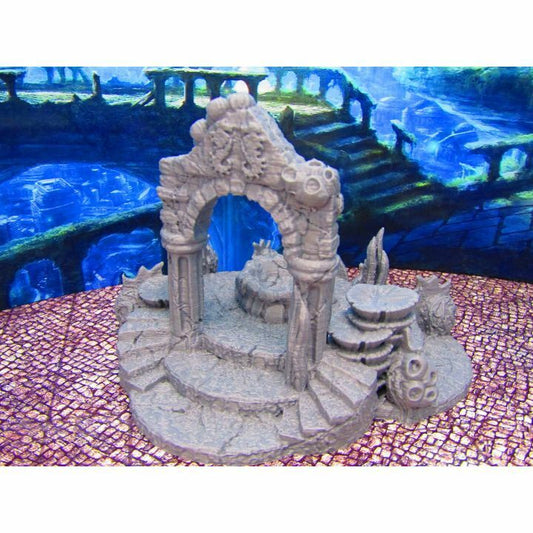 Merfolk Mermaid Deep Sea Royal Entrance Entryway Scenery Scatter Terrain Props