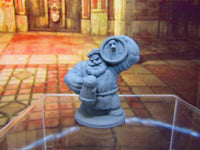 
              Dwarven Bar Tender Bar Keeper Mini Miniature Dwarf 3D Printed Model 28/32mm
            