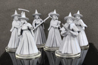 
              6pc Witches Set Mini Miniature RPG Tabletop Gaming Wargaming D&D
            