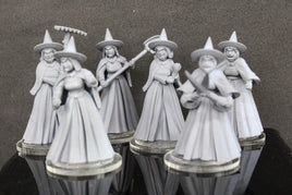 6pc Witches Set Mini Miniature RPG Tabletop Gaming Wargaming D&D