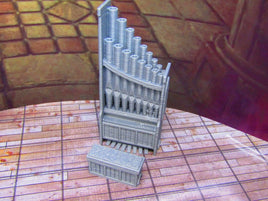 Church Pipe Organ & Bench Set Scatter Terrain Scenery Tabletop Gaming