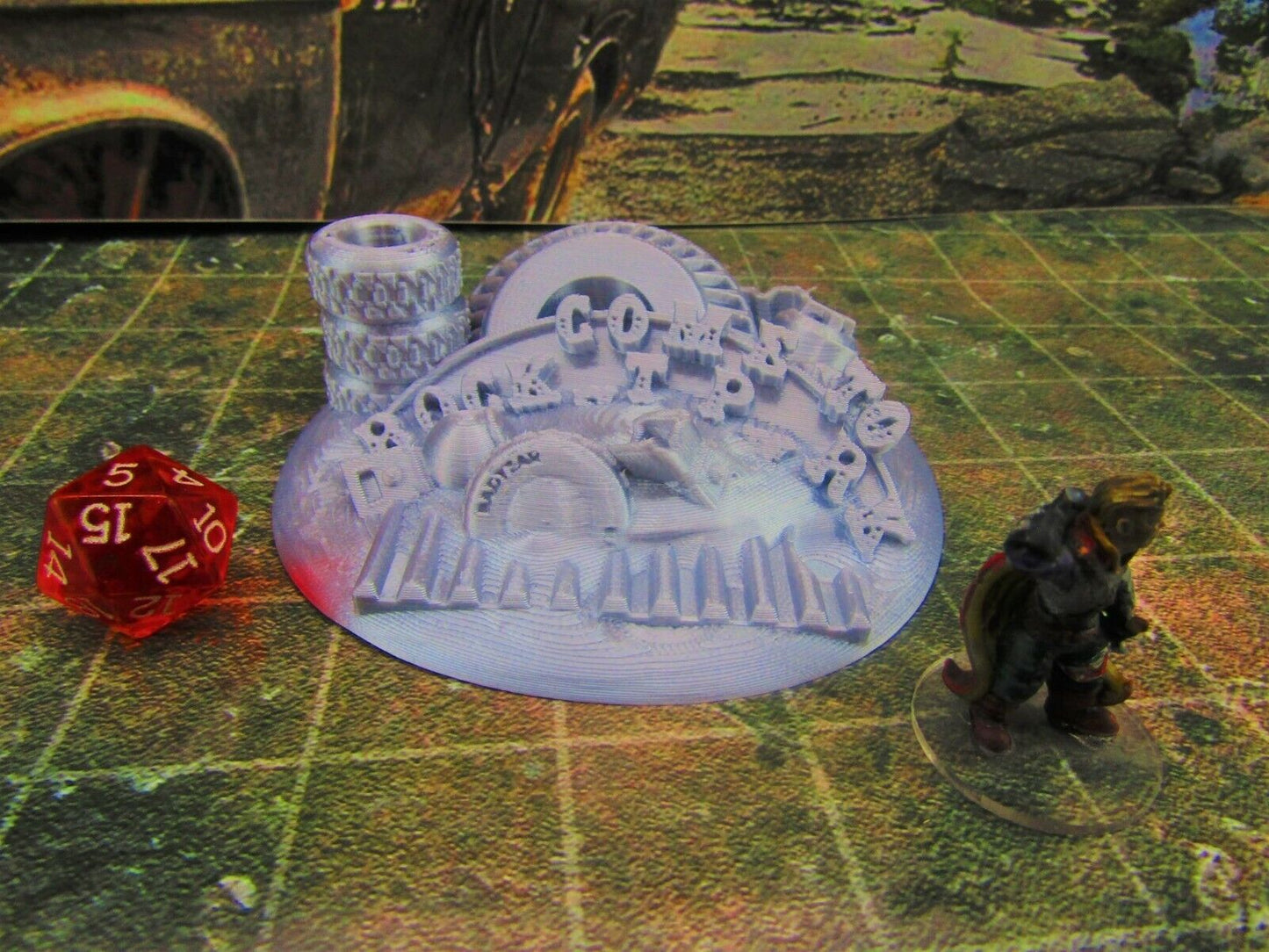 Rocket Park Dilapidated Amusement Park Sign Scatter Terrain Scenery Wasteland