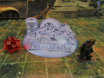 Rocket Park Dilapidated Amusement Park Sign Scatter Terrain Scenery Wasteland