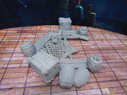 Shipwreck Debris for Docks Coast Seashore Scenery Scatter Terrain Props 3D Print