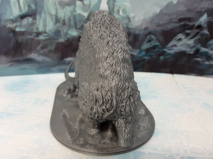 Woolly Mammoth Miniature Mini Figure Tabletop Game Piece Dungeons & Dragons