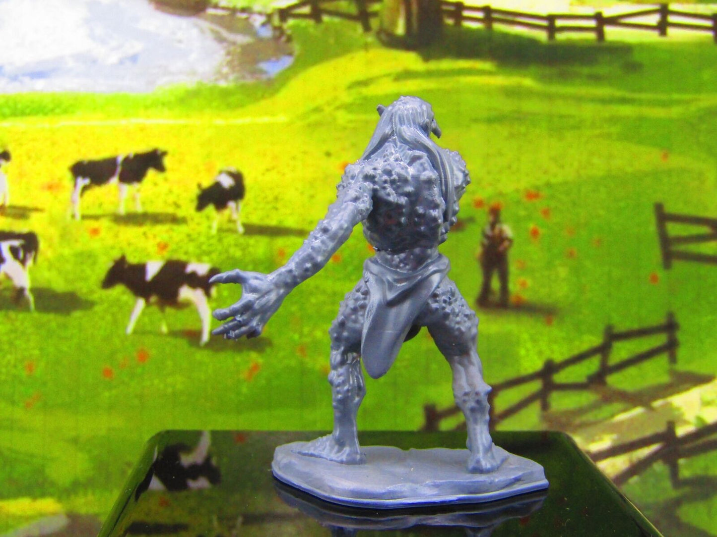 Attacking Troll Swiping Monster Encounter Mini Miniature Model Character Figure