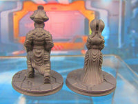 
              Alien Religous Zealot Priestess & Worshipper Mini Miniature 3D Printed Model
            