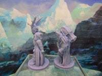 
              Druid Santa Claus & Krampus Miniatures Mini Figure Dungeons & Dragons D&D Model
            