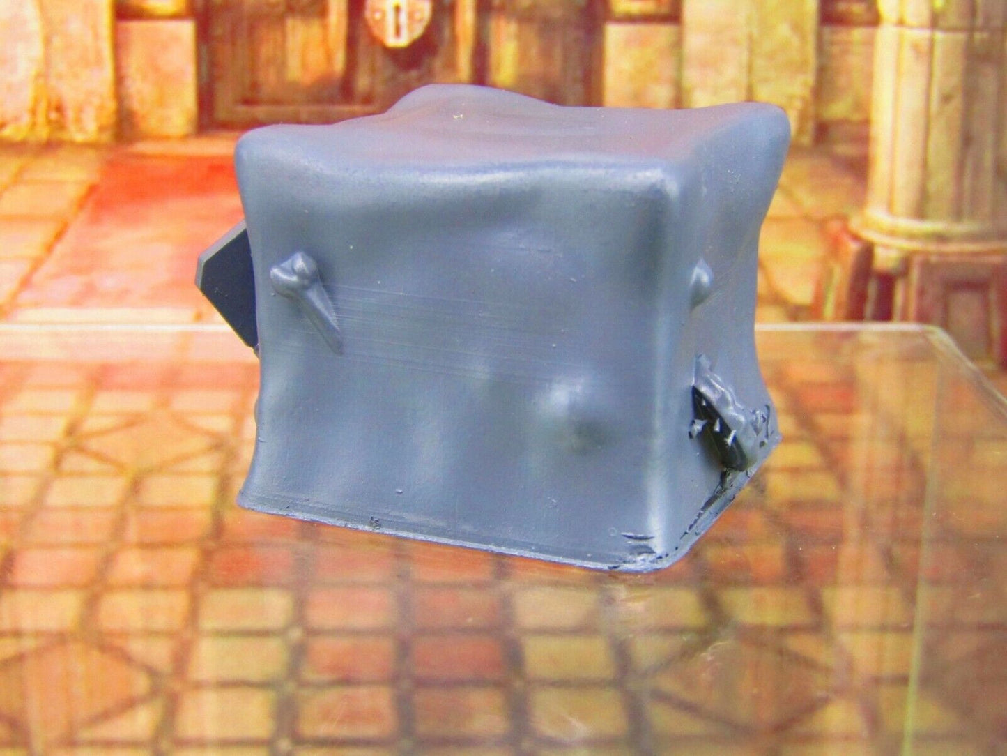 Jelly Cube Man Eating Monster Mini Miniature Figure 3D Printed Model 28/32mm