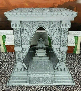 4 Piece Sultan/King's Throne & Dais Scatter Terrain Tabletop Scenery Gaming Mini