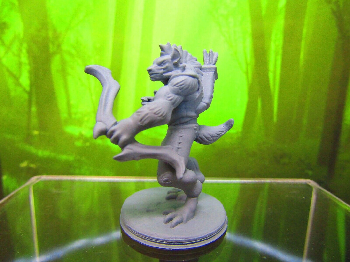 Gnoll Bowman Archer Monster Mini Miniature 3D Printed Model 28/32mm Scale