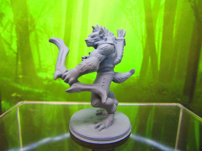 Gnoll Bowman Archer Monster Mini Miniature 3D Printed Model 28/32mm Scale