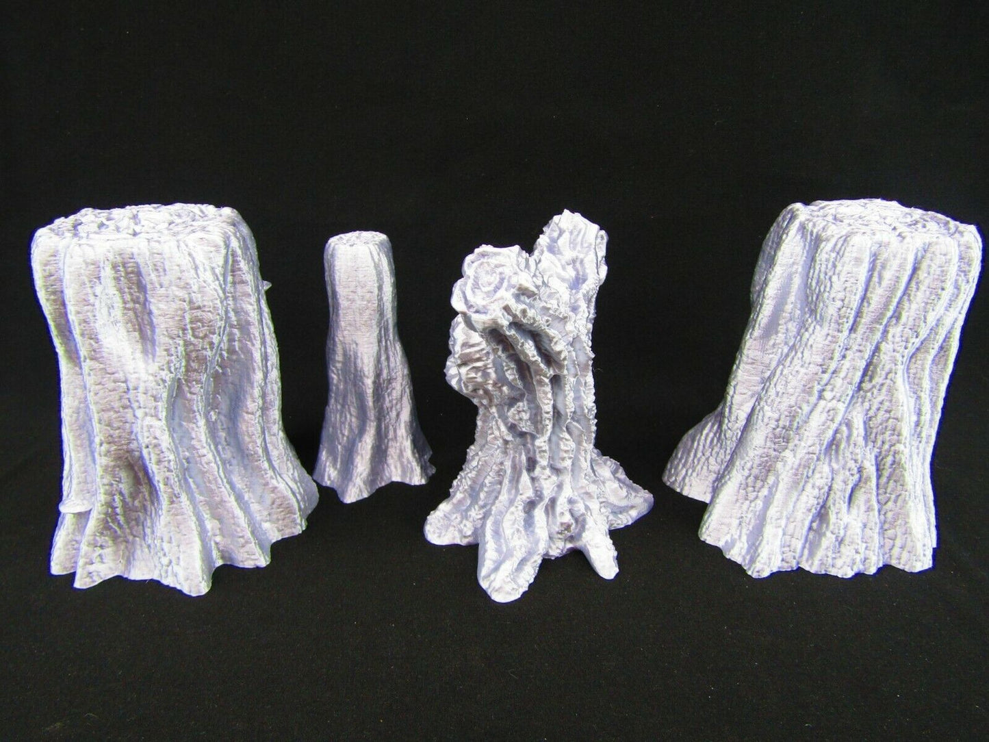 4pc Dead Forest Woods Trees & Stumps Scatter Terrain Scenery 3D Printed Mini