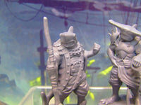 
              3pc Sharkman Pirate Wartribe Party Mini Miniature Figure 3D Printed Model 28/32m
            