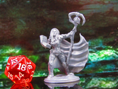 Female Necromancer B Mini Miniature Model Character Figure 28mm/32mm Scale