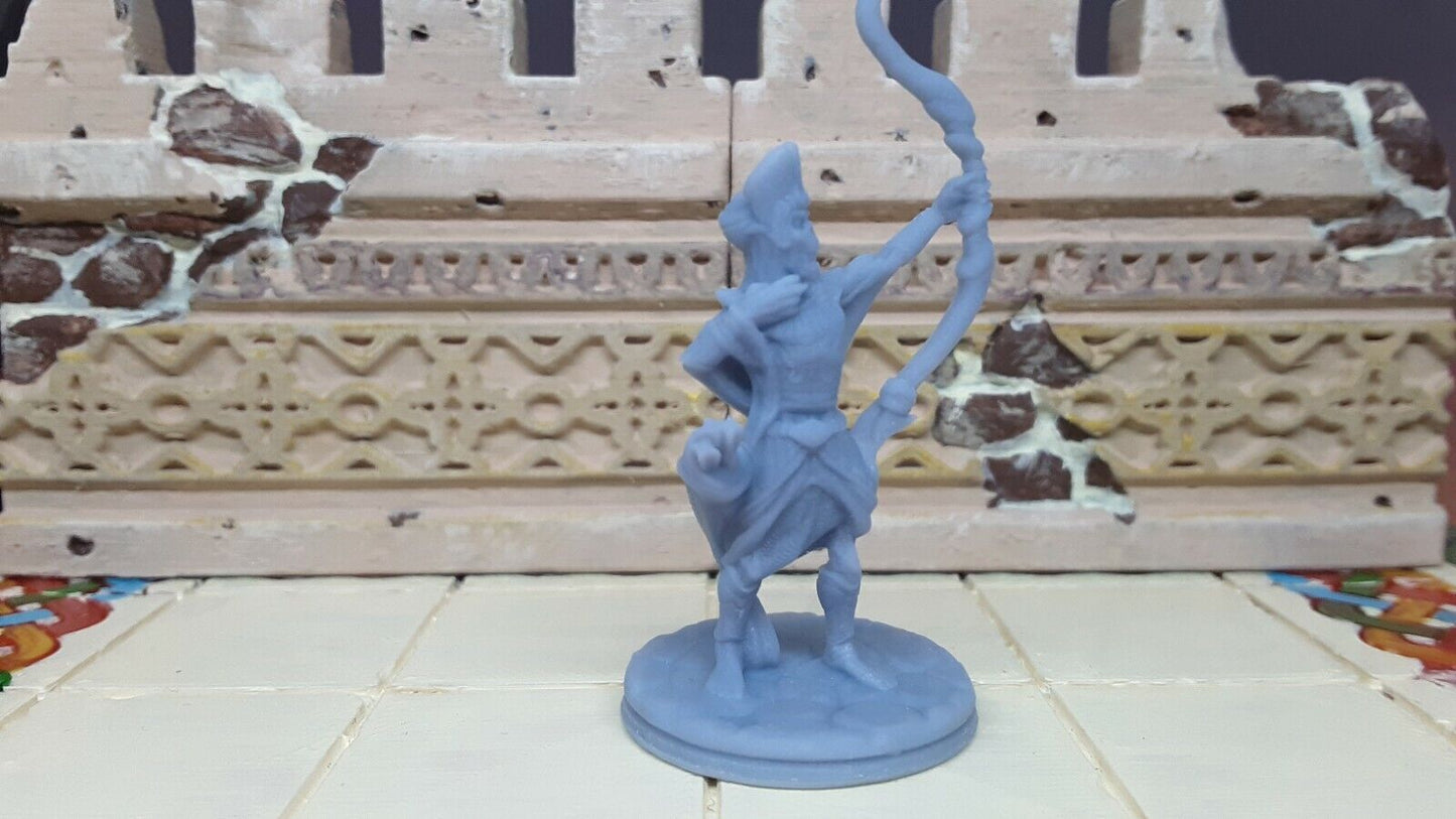 Egyptian Mummy Archer Zombie Mini Miniature 28/32mm Figure D&D 3D Printed Resin