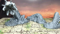 
              3 Piece Giant Desert Sandworm Mini Miniature Figure 28-32mm Tabletop Gaming
            