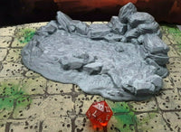 
              Pond Watering Hole Set Scatter Terrain Tabletop Scenery 28mm Dungeons & Dragons
            