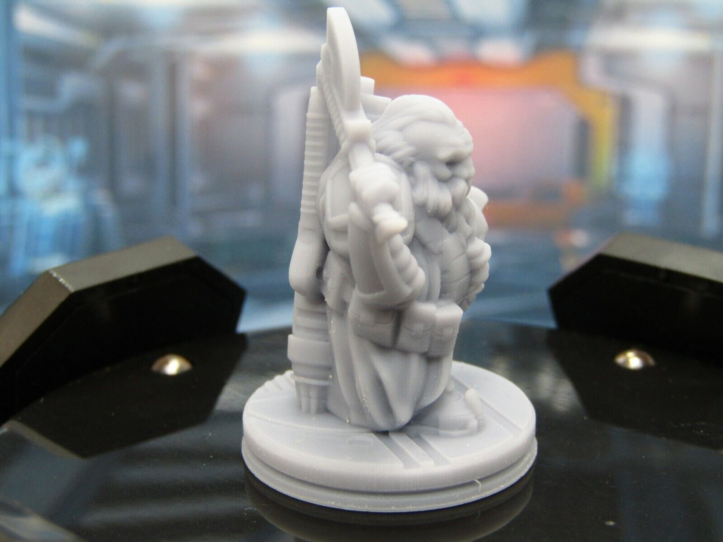 Dwarven Space Berzerker Mini Miniature Scatter Terrain Scenery 3D Printed Model