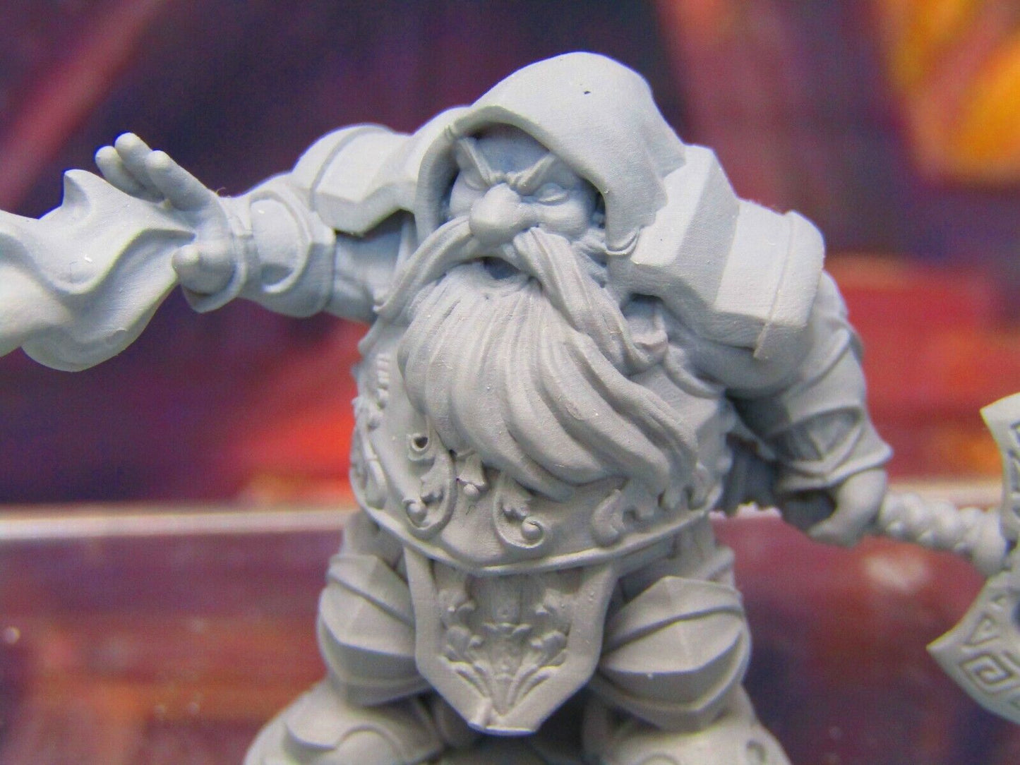 Dwarven Eldritch Arcane Magical Knight Mini Miniatures 3D Printed Model 28/32mm