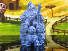 Clod King on Throne Earth Elemental Dirt Folk Mini Miniature Model Character