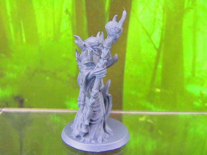 Lich Necromancer Mage Mini Miniatures 3D Printed Resin Model Figure 28/32mm