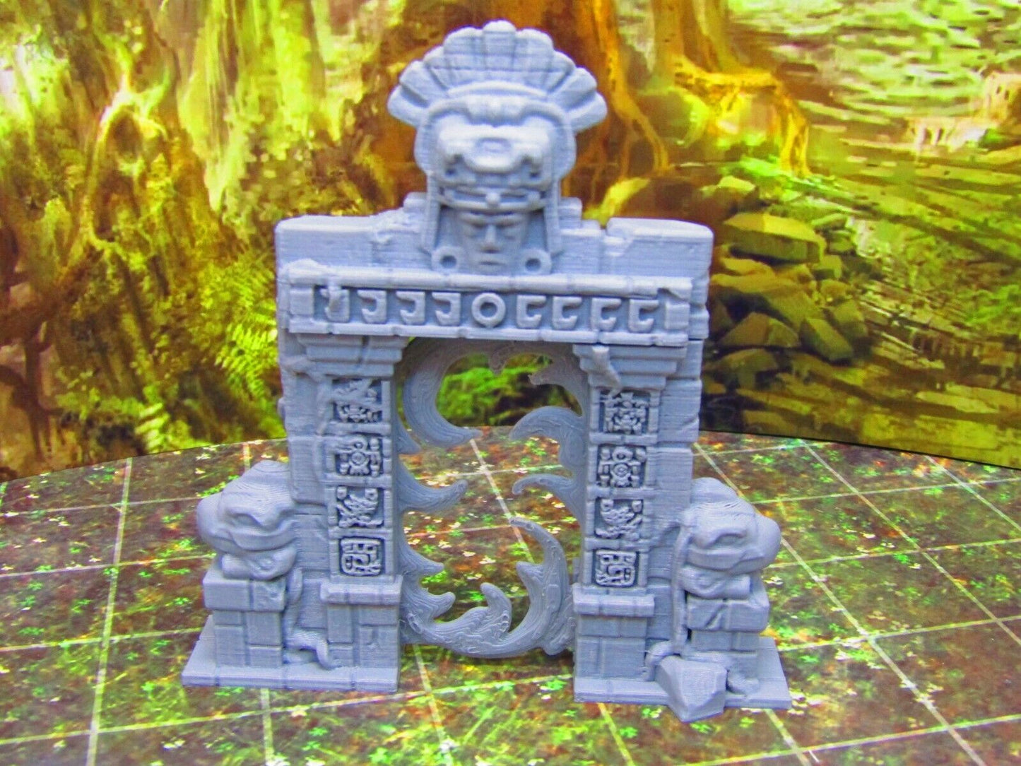 Jungle Magical Portal Entrance Gateway Scatter Terrain Scenery 3D Printed Model