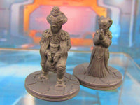 
              Alien Religous Zealot Priestess & Worshipper Mini Miniature 3D Printed Model
            