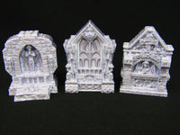 
              3pc Roadside Holy Place Shrines Scatter Terrain Scenery 3D Printed Mini
            