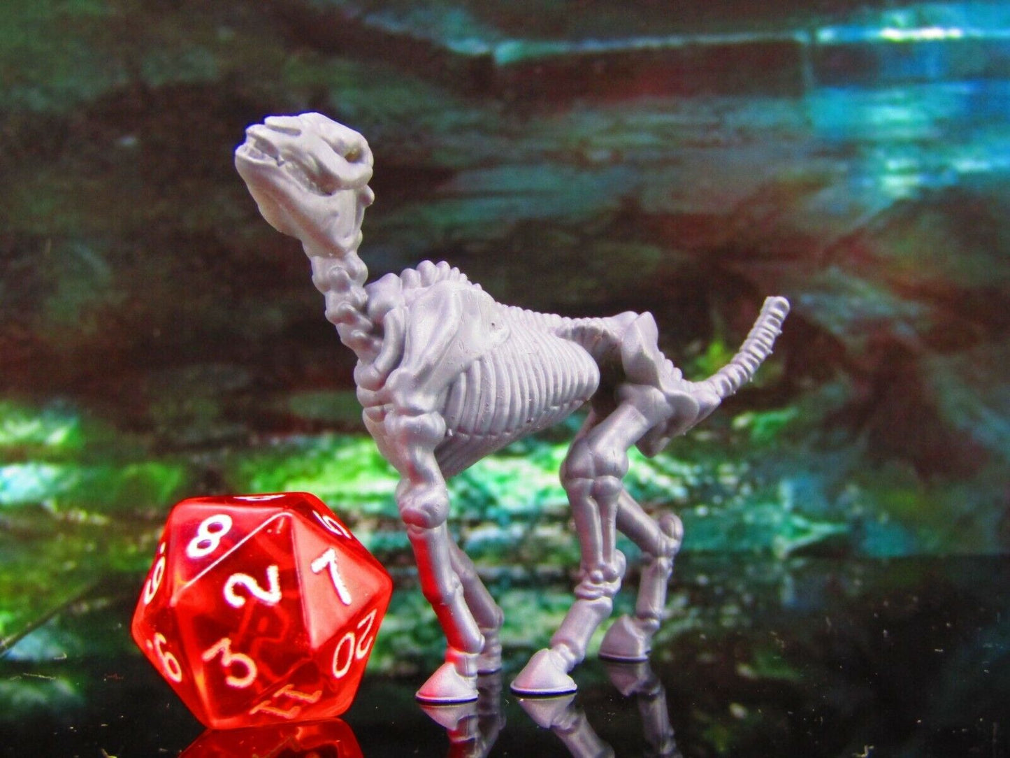 Undead Skeletal Skeleton Horse Pose B Mini Miniature Model Character Figure