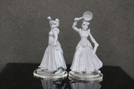 2pc Cinderella W/WO Weapon Mini Miniature RPG Tabletop Gaming Wargaming D&D