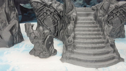 Ice Palace Castle Foyer Scatter Terrain Set Scenery 28mm Dungeons & Dragons
