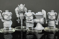 
              4pc 3 Little Pigs & Big Bad Wolf Mini Miniature RPG Tabletop Gaming D&D
            