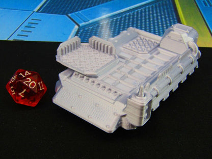 Hover Mover Mining Construction Equipment Scenery Scatter Terrain 3D Printed