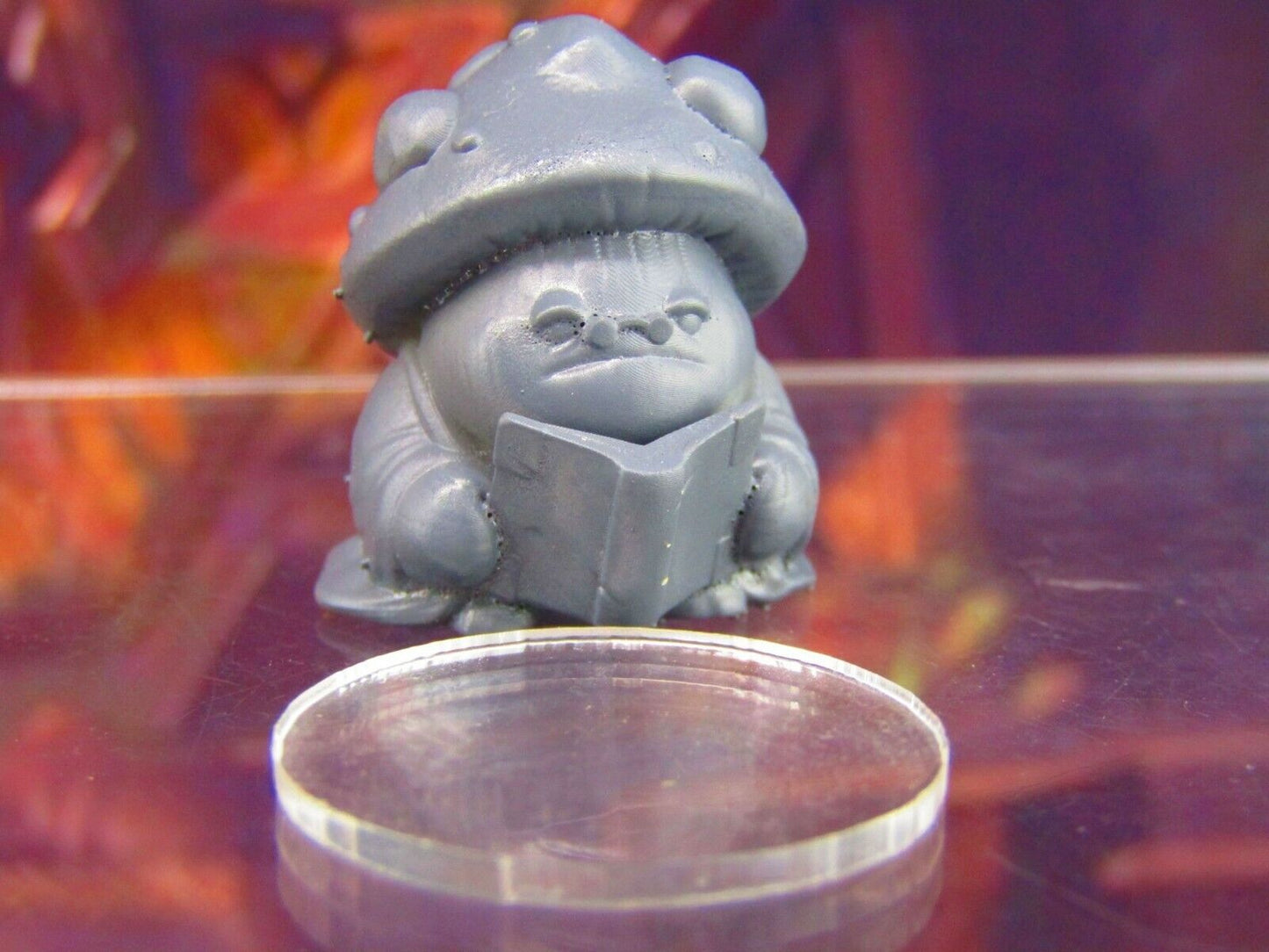 Shroomie Librarian Mushroom Men Myconid Fungus Folk Mini Figures 3D Printed