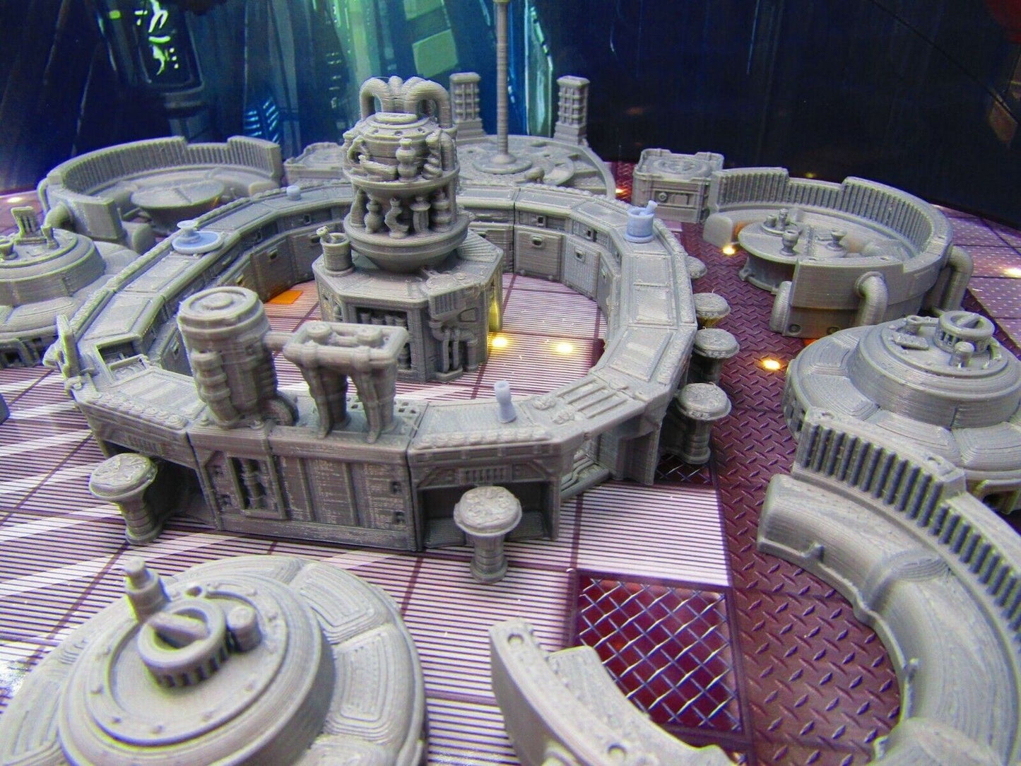 36pc Sci Fi Modular Bar Night Club Scenery Terrain Set 3D Printed Model 28/32mm