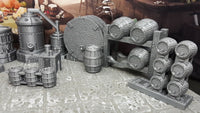
              15 Piece Dwarven Ale Works 28mm Scale Model Dungeons & Dragons Scatter Terrain
            