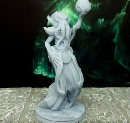 Levitating Mind Flayer Illithid Mini Miniature 28mm Figure D&D 3D Printed Resin