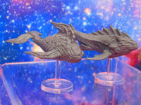 
              Space Whales Pair Creatures of the Cosmos Starfinder Fleet Scale Starship Mini
            