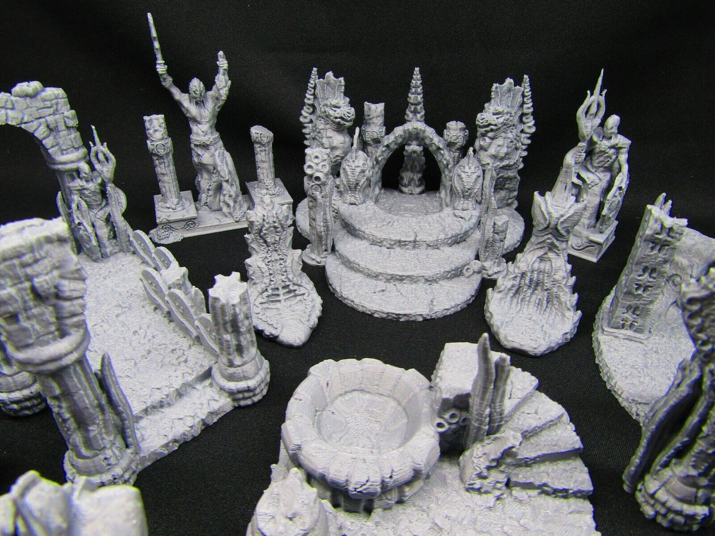 13pc Atlantis Merfolk Underwater Deep Sea City Scenery Scatter Terrain Props