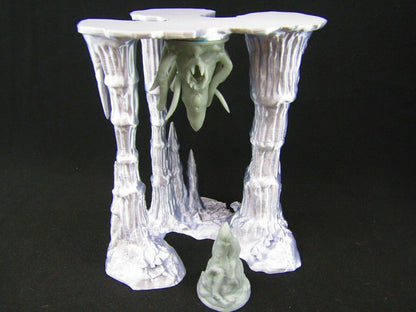 Stalagmite Stalactite W/ Roper Scatter Terrain Scenery 3D Printed Mini Miniature