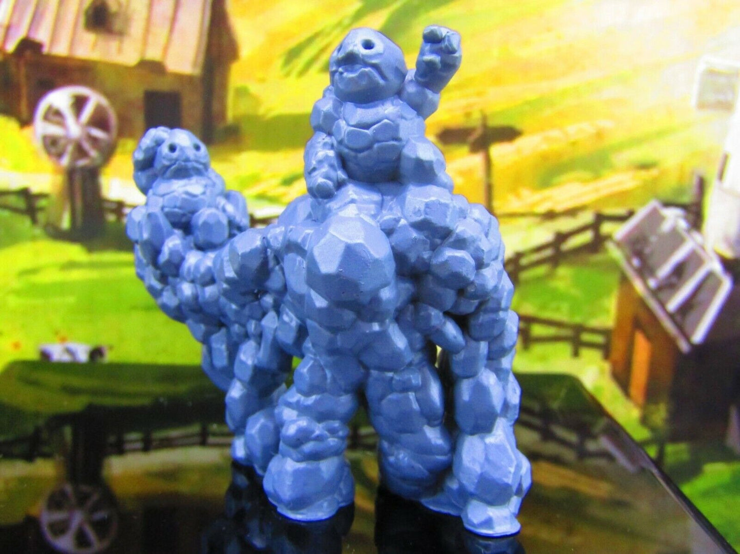 Clod Launcher Earth Elemental Dirt Folk Mini Miniature Model Character Figure