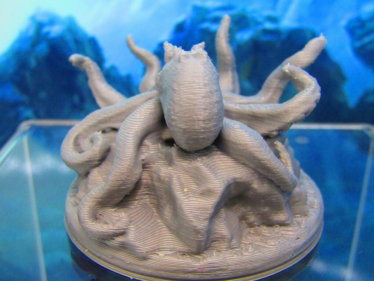 Octopus Sea Creature Monster Mini Miniature 3D Printed Figure Model 28/32mm
