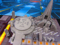 
              Space Ship Landing Pad w/ Starship Scenery Scatter Terrain 3D Printed Model
            