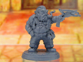 Little Bolin Longlook Ranger Dwarf Archer w/Crossbow Mini Miniature 3D Print DnD