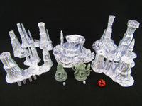 
              Wet Cavern Stalagmite Stalactite Set w/ Roper Monster Scatter Terrain Scenery 3D
            