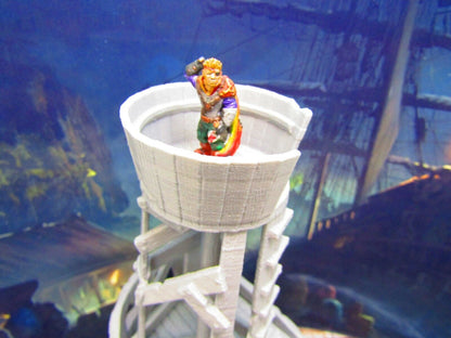 Boat Ship Hull House Hideout & Crow's Nest Watchtower Scatter Terrain Scenery