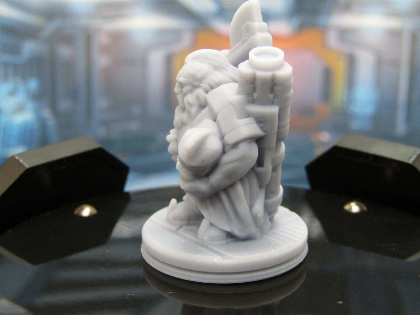 Dwarven Space Berzerker Mini Miniature Scatter Terrain Scenery 3D Printed Model