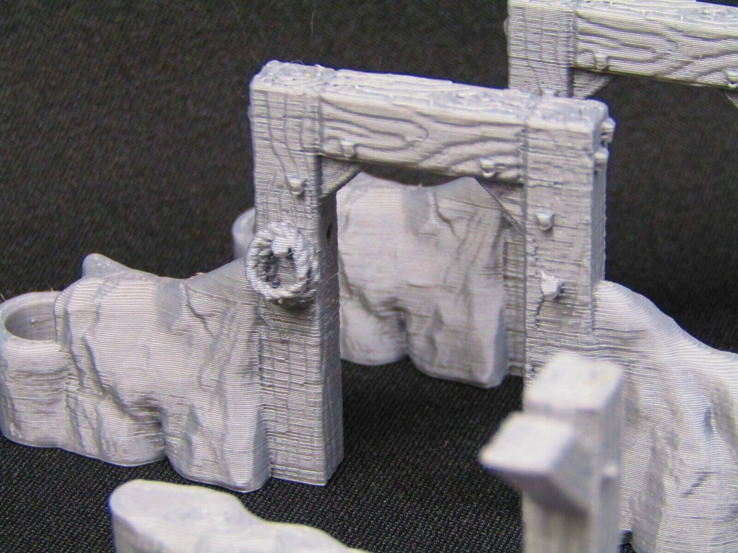 24 Piece Ore Mines DungeonSticks Map Building Wall Tile Set Scenery Terrain