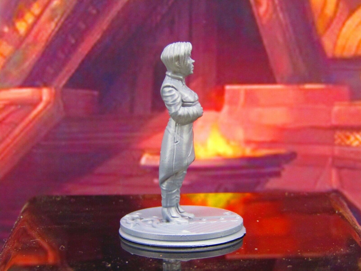 Sci Fi Scientist Professor C Female Mini Miniature Model Character Figure
